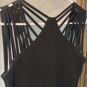 Sexy Strappy Little Black Dress